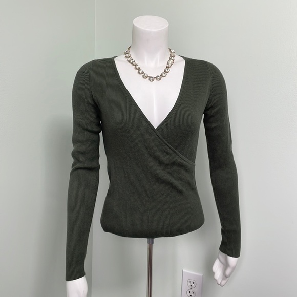 Leith rib wrap sweater - Picture 5 of 10